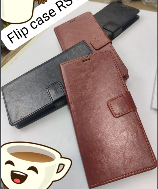 leather finish flip cover #80