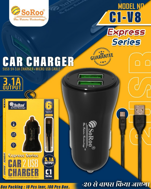 Soroo 3.1 C1-V8 Express Series Car Charger #244