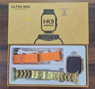 smartwatch with gold strips #451