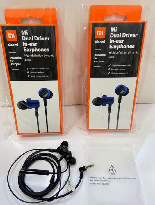 mi dual driver earphone #656