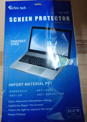 laptop display protector 15.6" #846