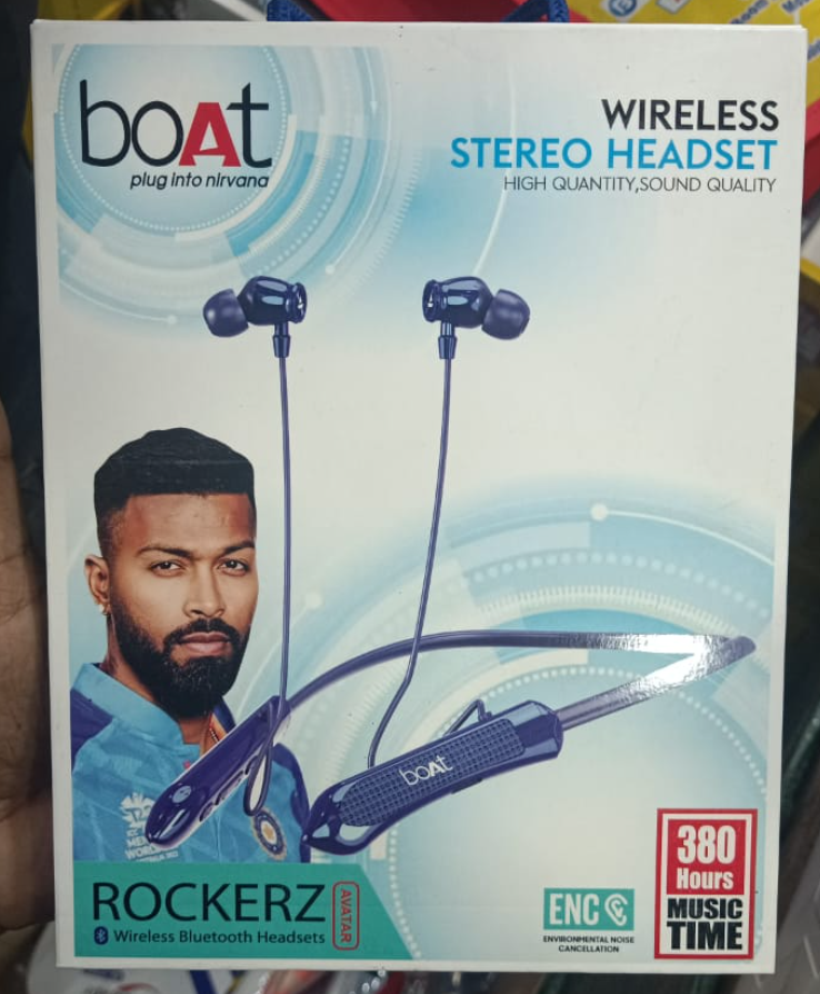 boat rockerz neckband earphone  #1160