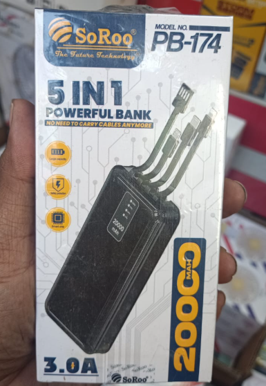 soroo 5in1 20000 mah powerbank #1184