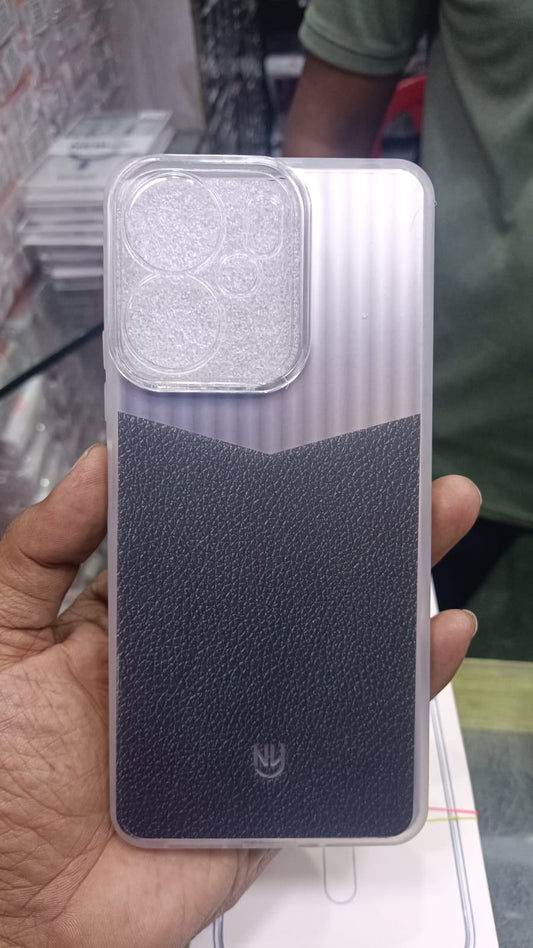 leather finish mobile cover #1085