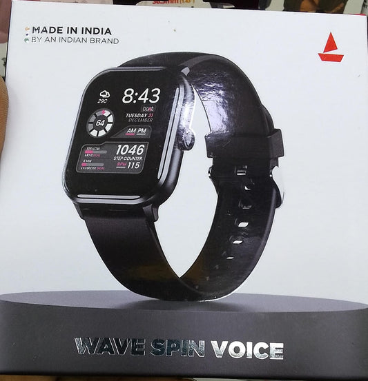 Boat wave spin voice smartwatch #1186