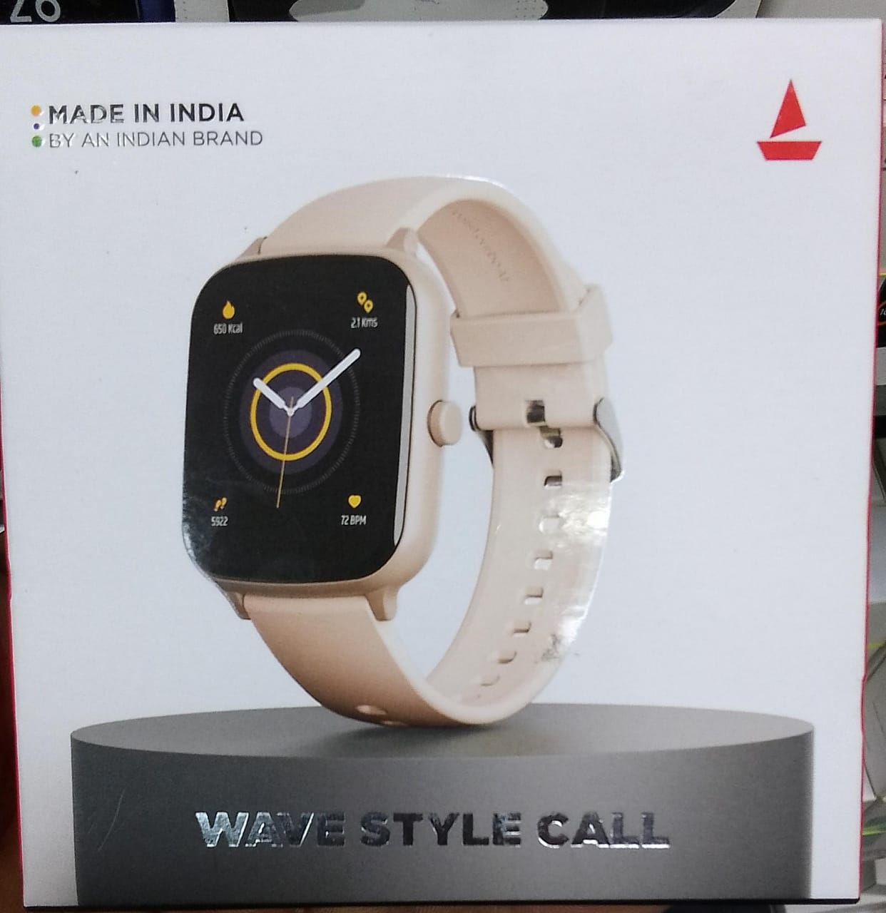 Boat wave style call smartwatch #1187